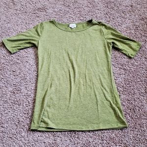 Lula Roe green Gigi style